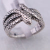 Antique Silver Statement Snake Ring