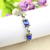 Butler Sebastian Blue Crystal Charm Bracelet